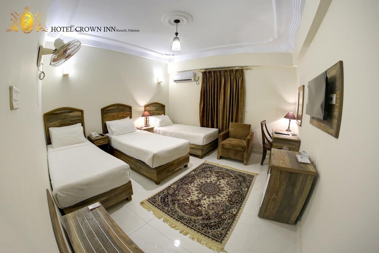 Hotel Crown Inn Karachi Bagian luar foto