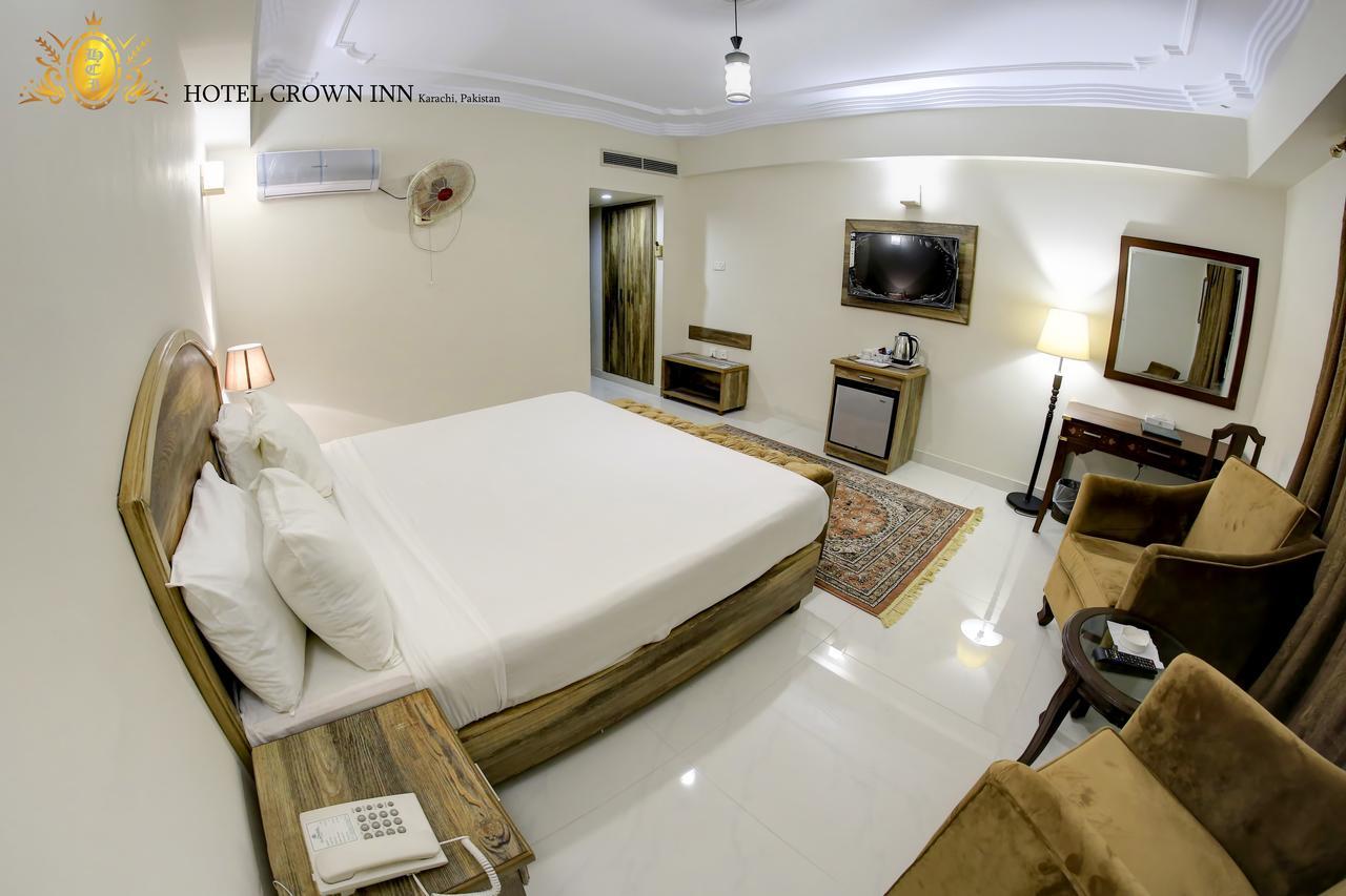 Hotel Crown Inn Karachi Bagian luar foto
